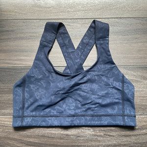 Lululemon All Sport Bra Paisley Emboss Inkwell